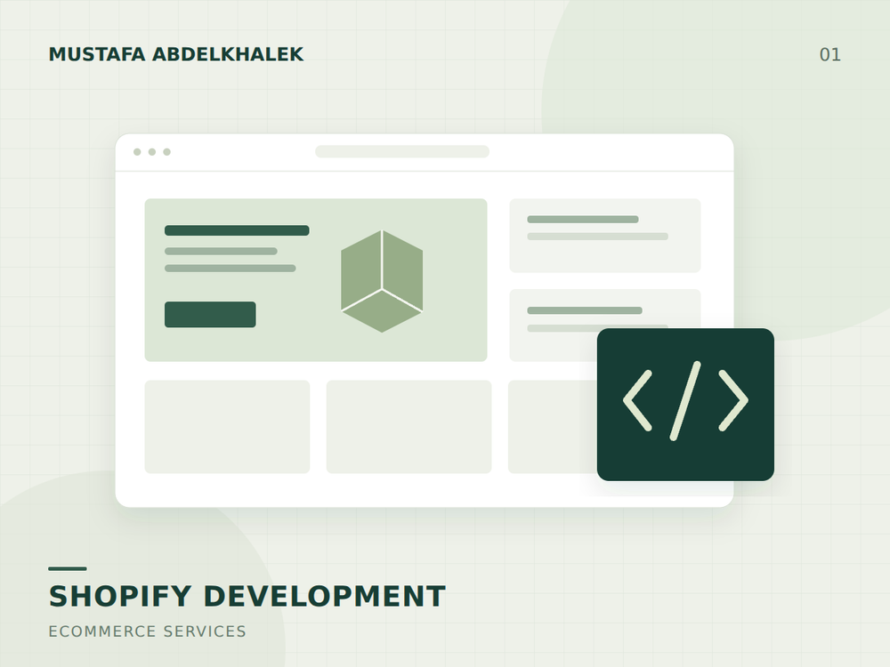Shopify store development